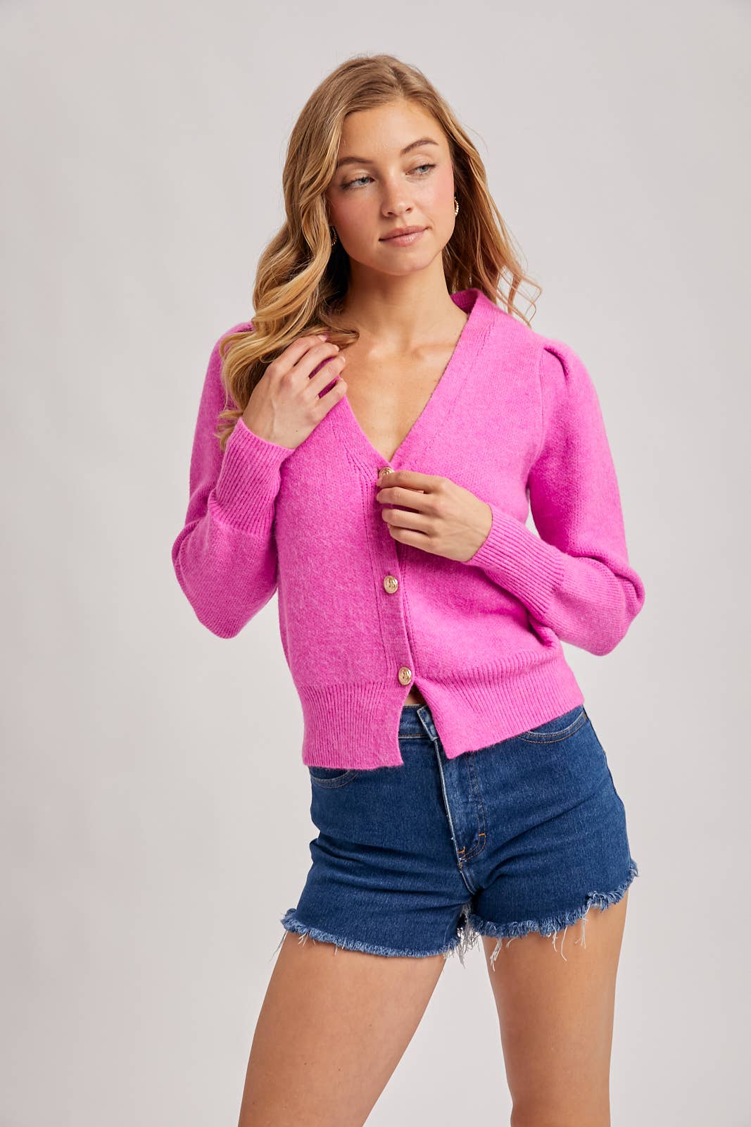 JACQUELINE V-NECK CARDIGAN