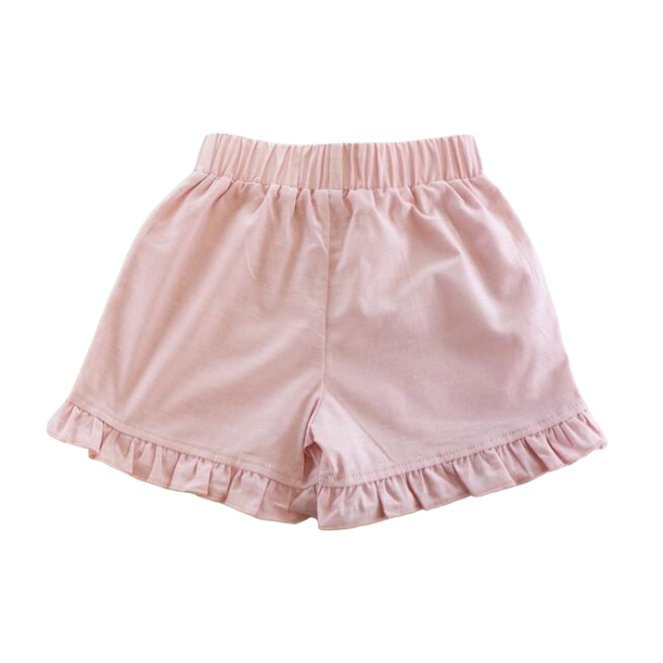 RUFFLE HEM SHORTS