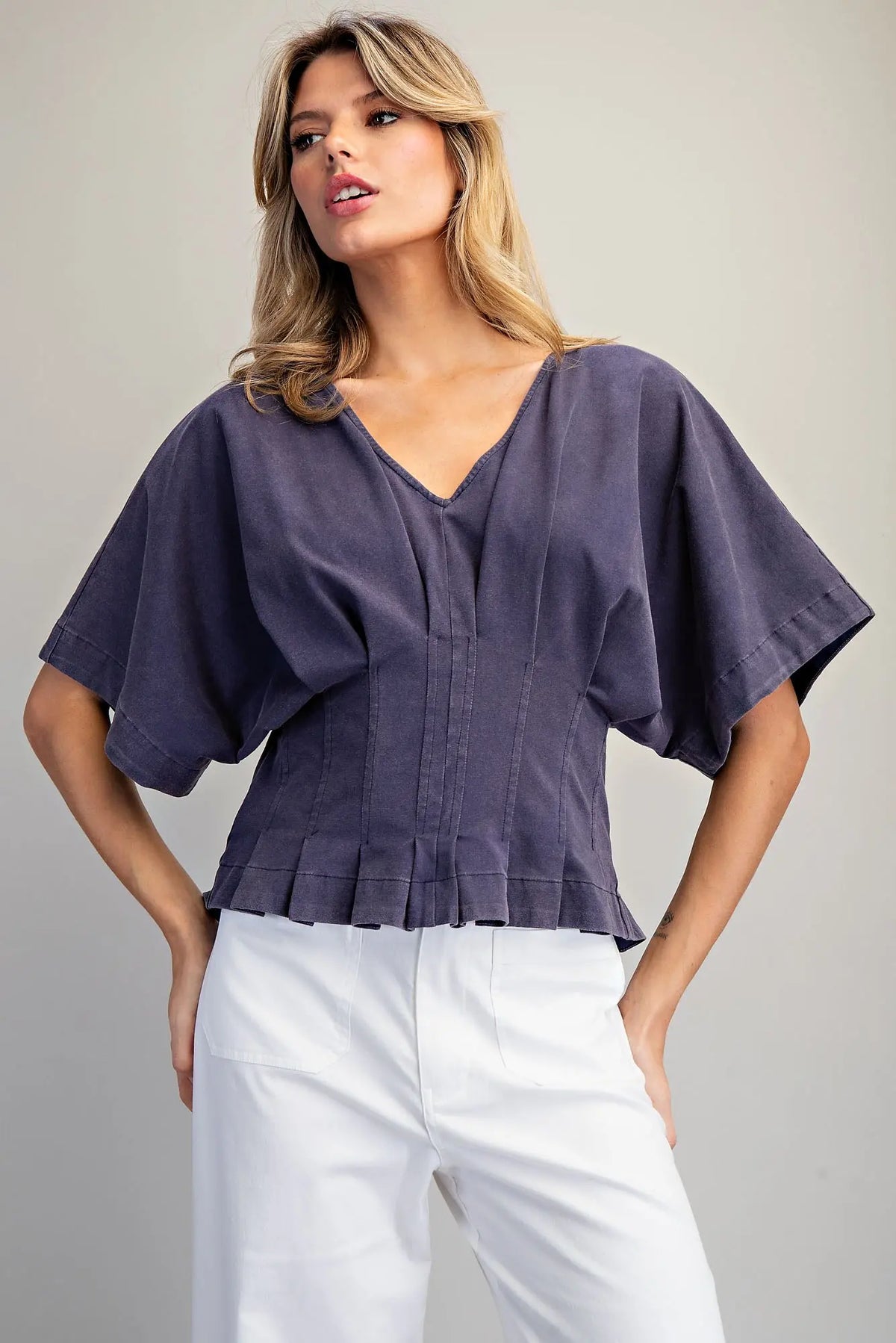 MEGHAN TOP - MIDNIGHT
