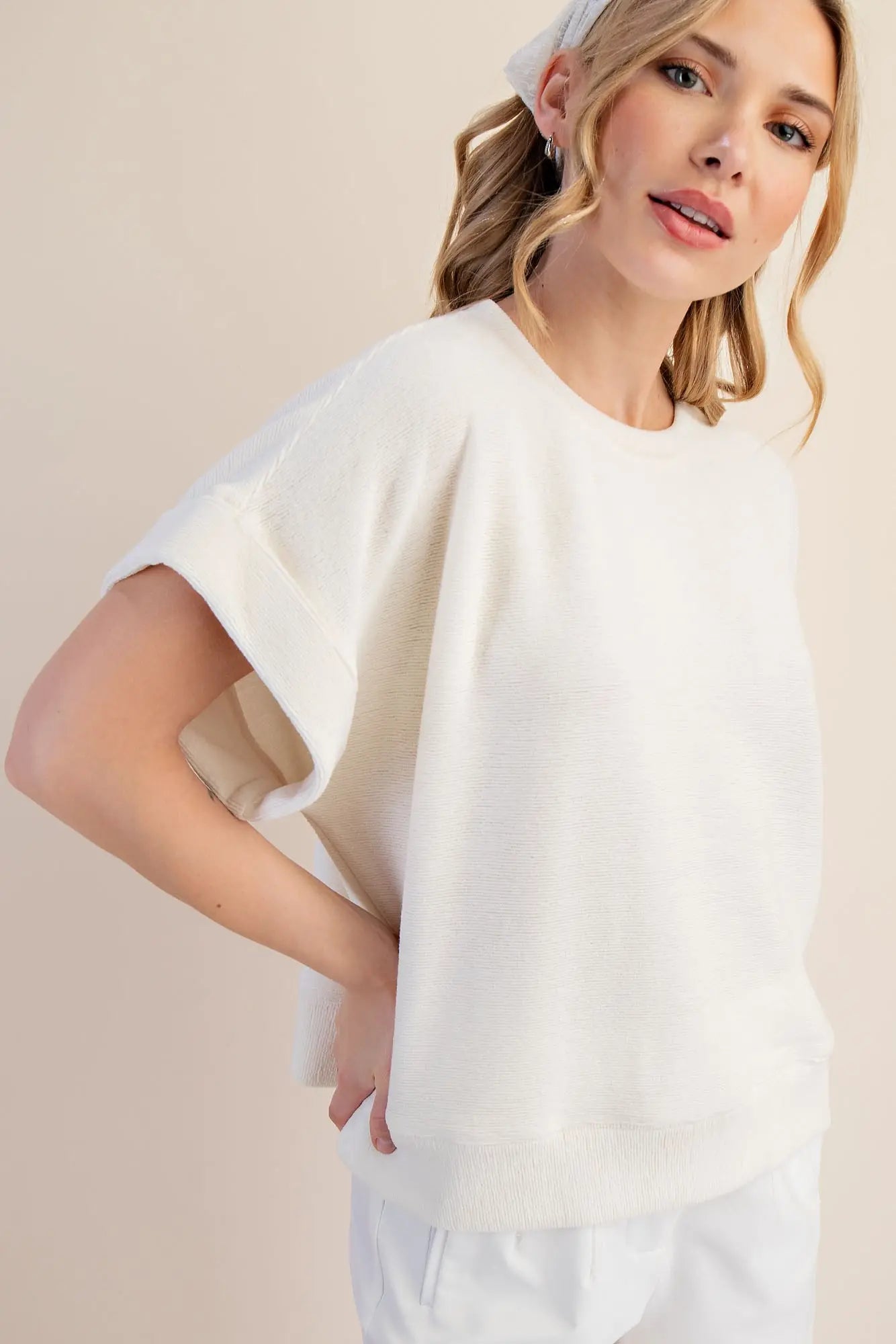 JUST ANOTHER DAY TOP - WHITE