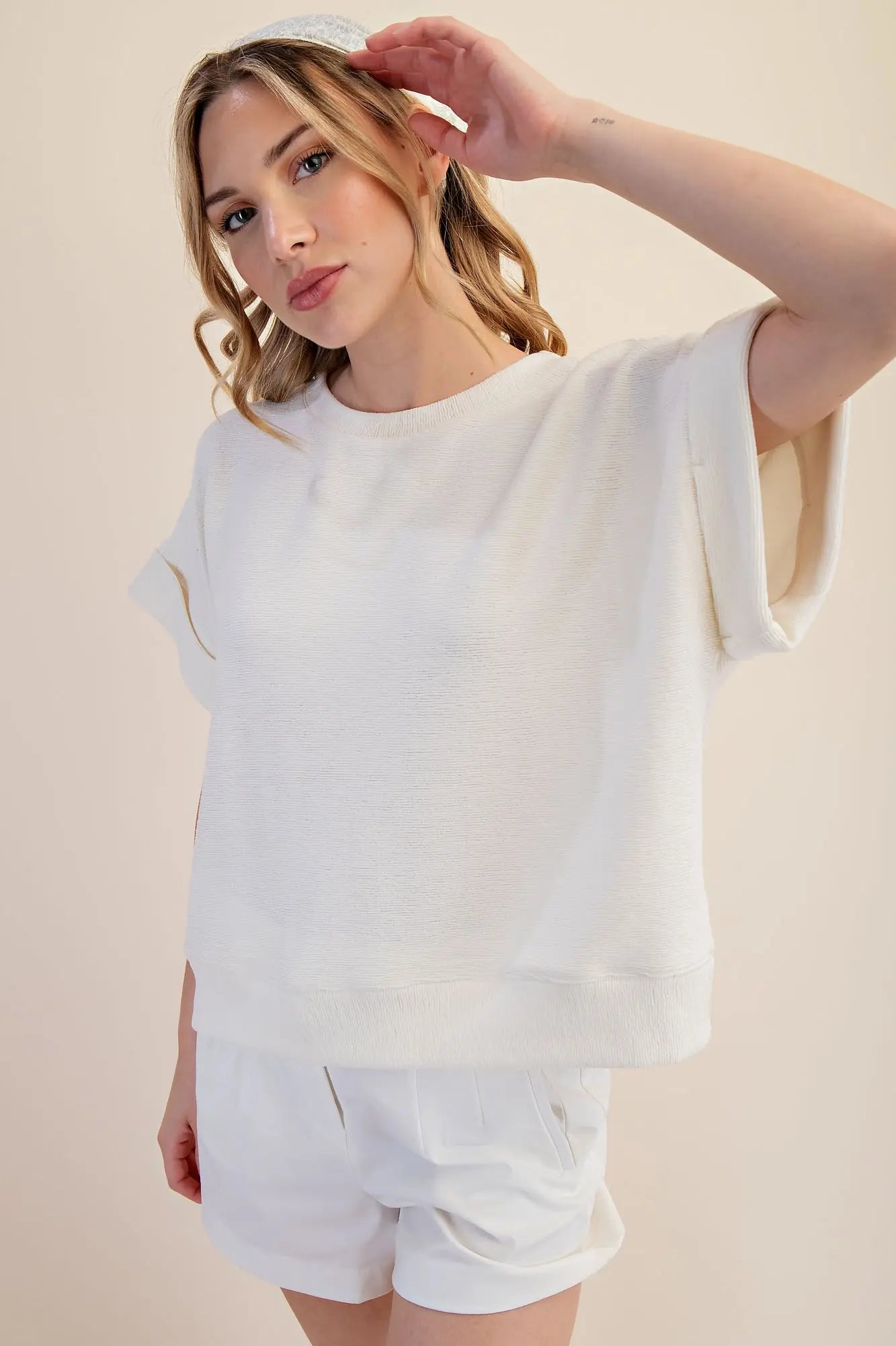 JUST ANOTHER DAY TOP - WHITE