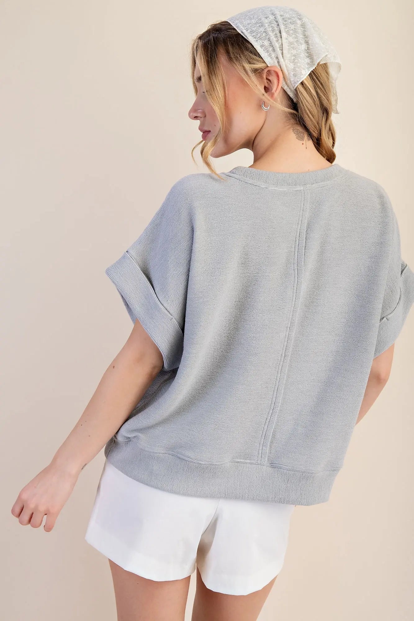 JUST ANOTHER DAY TOP - GREY