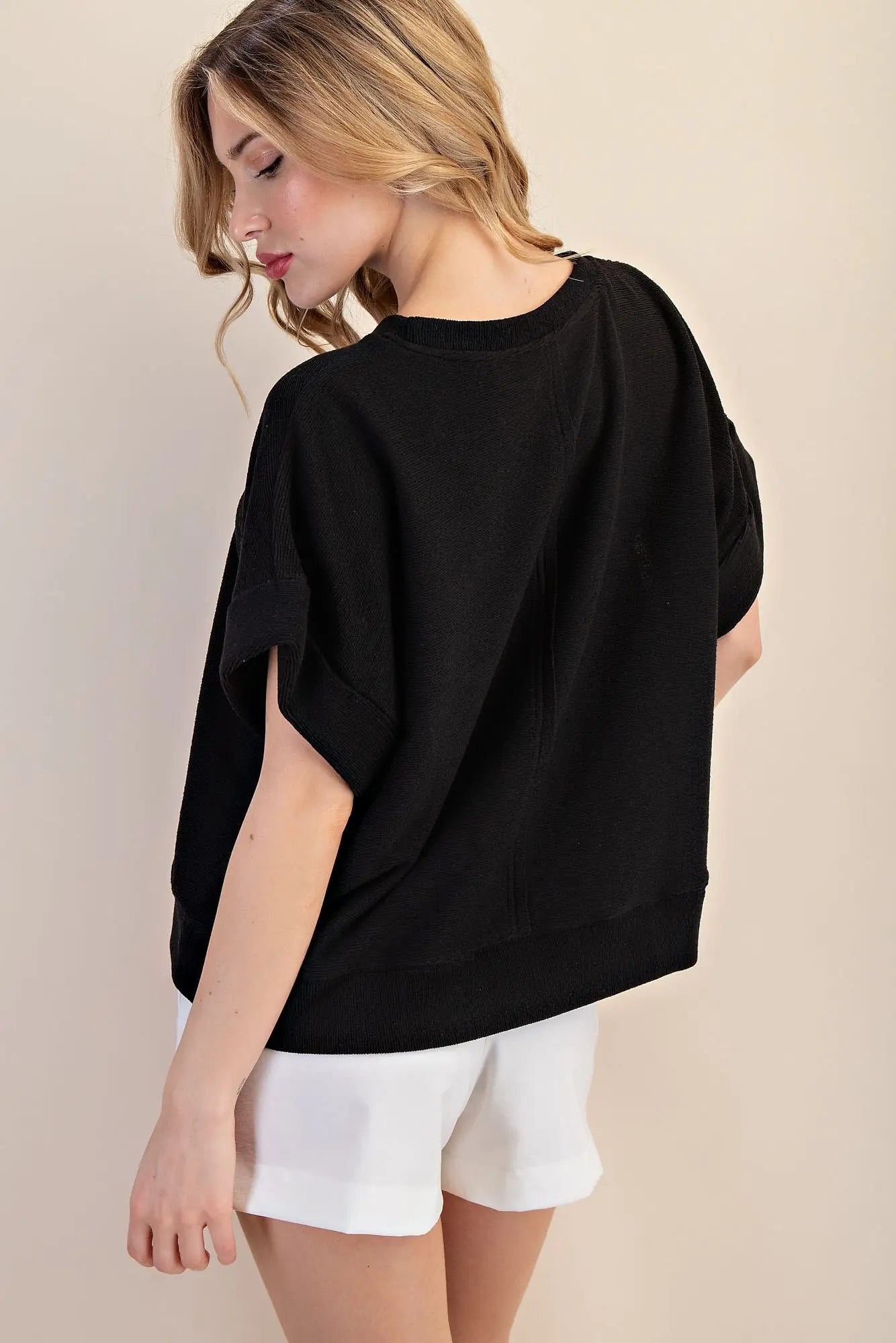 JUST ANOTHER DAY TOP - BLACK