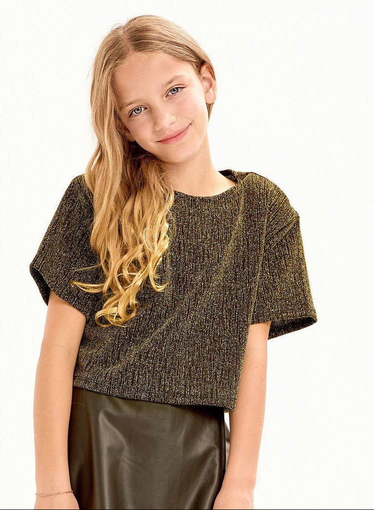 TRINA GLITTER LUREX TOP