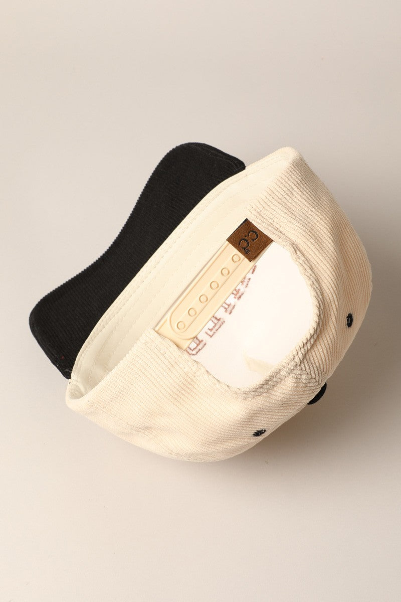 GAMEDAY UPSIDE DOWN TRUCKER HAT - CORDUROY