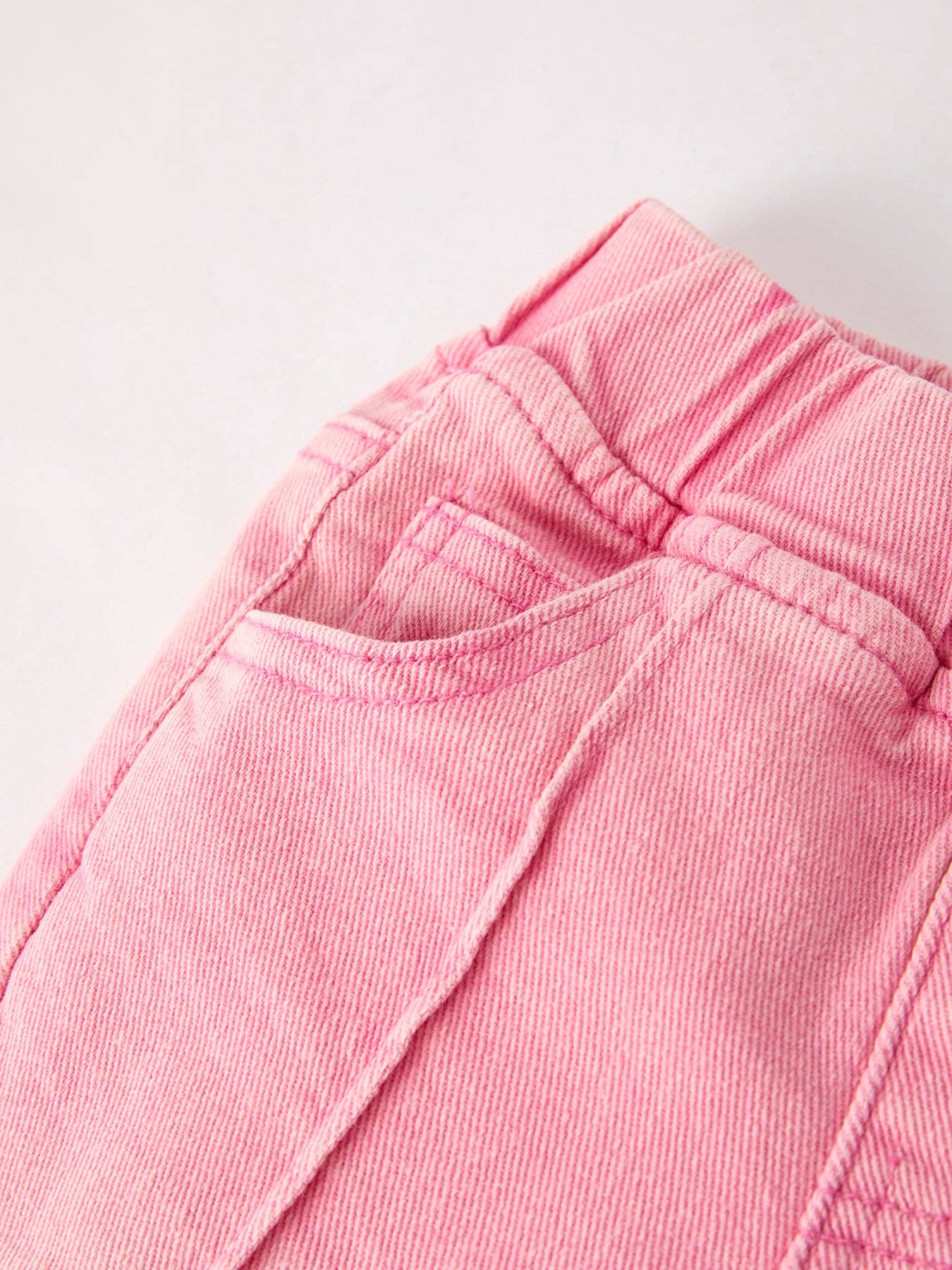 PINK FLARED JEANS