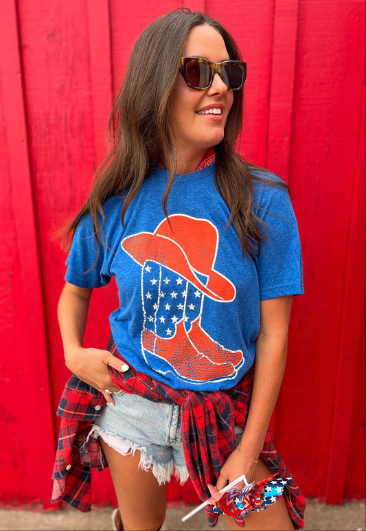 USA BOOTS T-SHIRT
