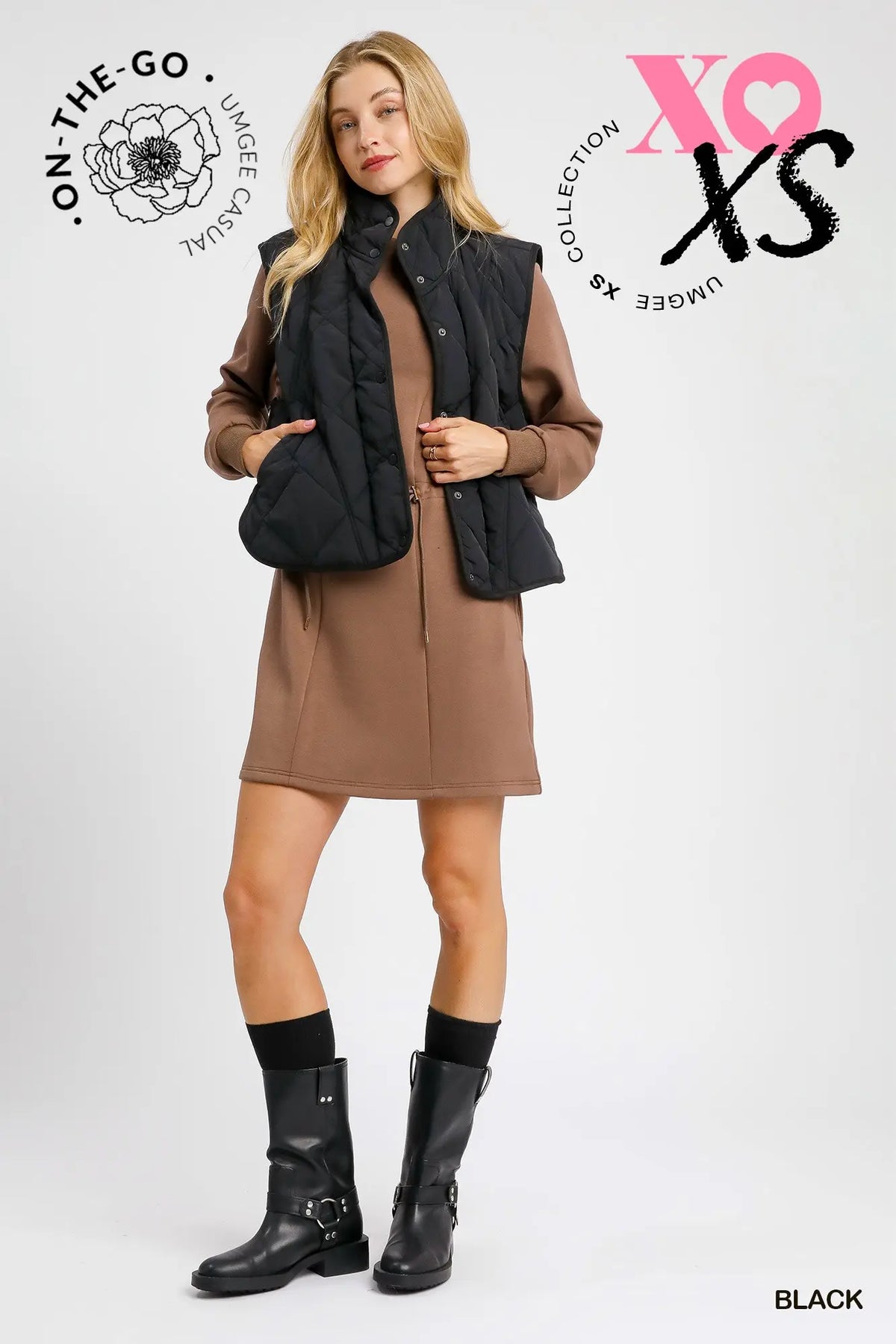 QUILTED PUFFER VEST