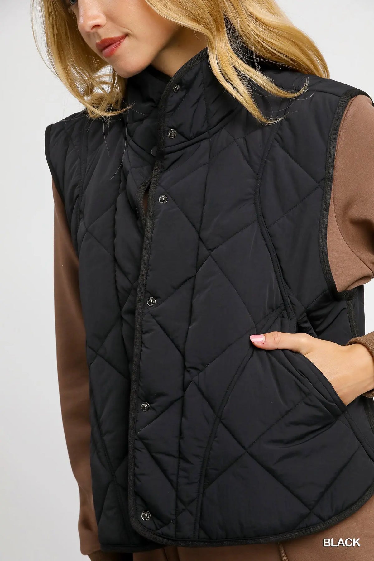 QUILTED PUFFER VEST
