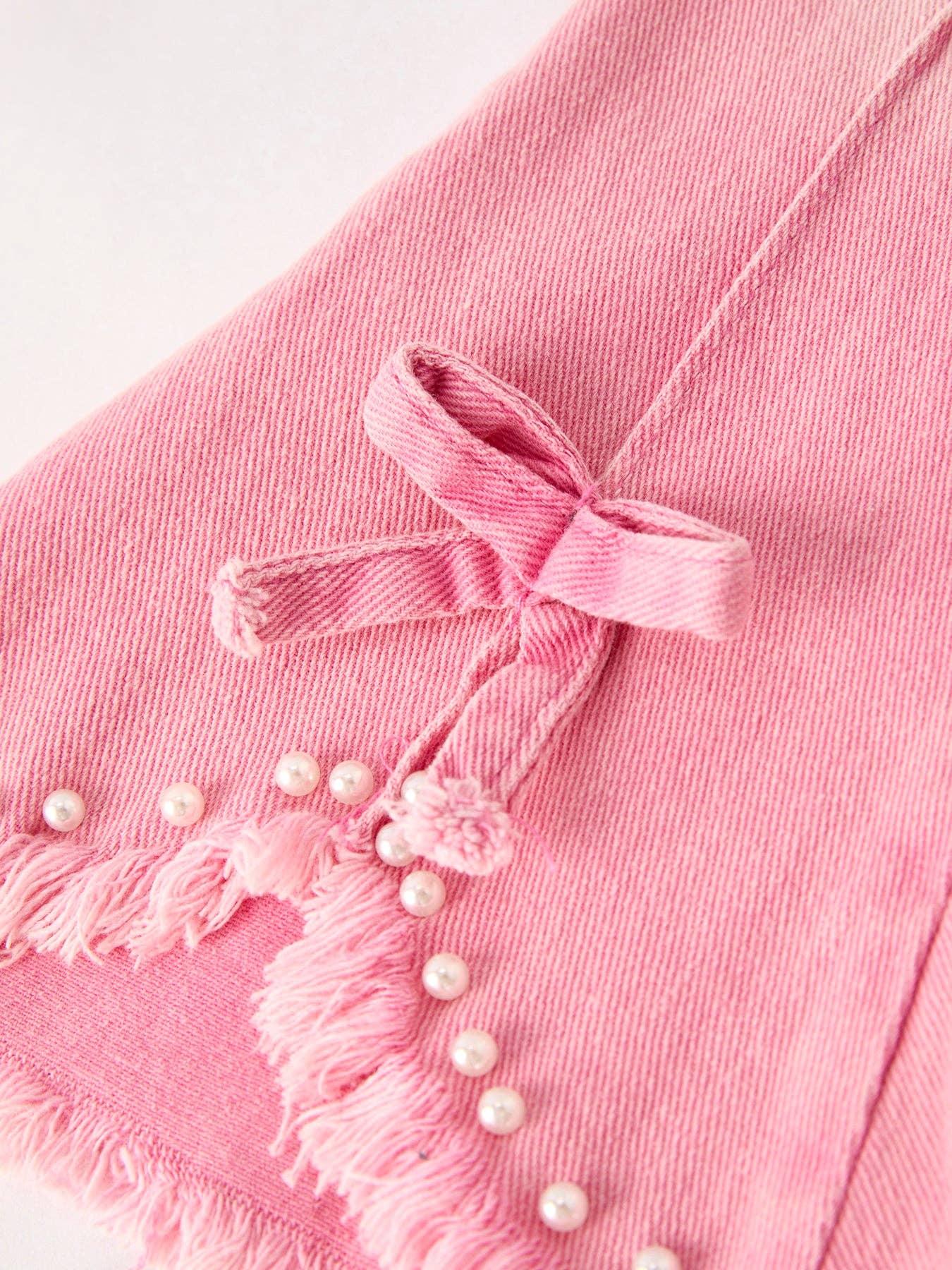 PINK FLARED JEANS
