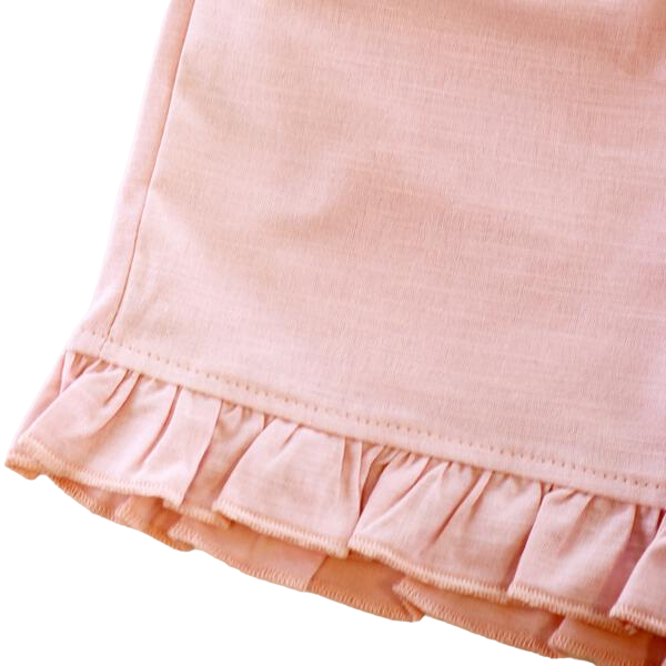 RUFFLE HEM SHORTS