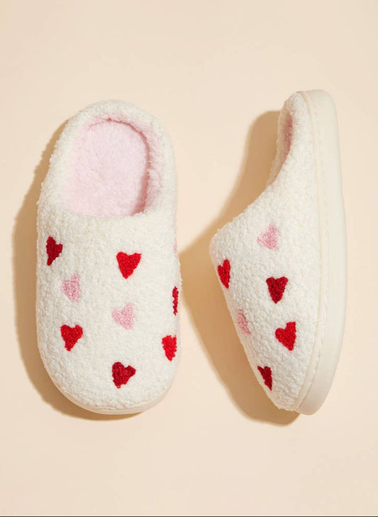 HEART SLIPPERS - GIRLS