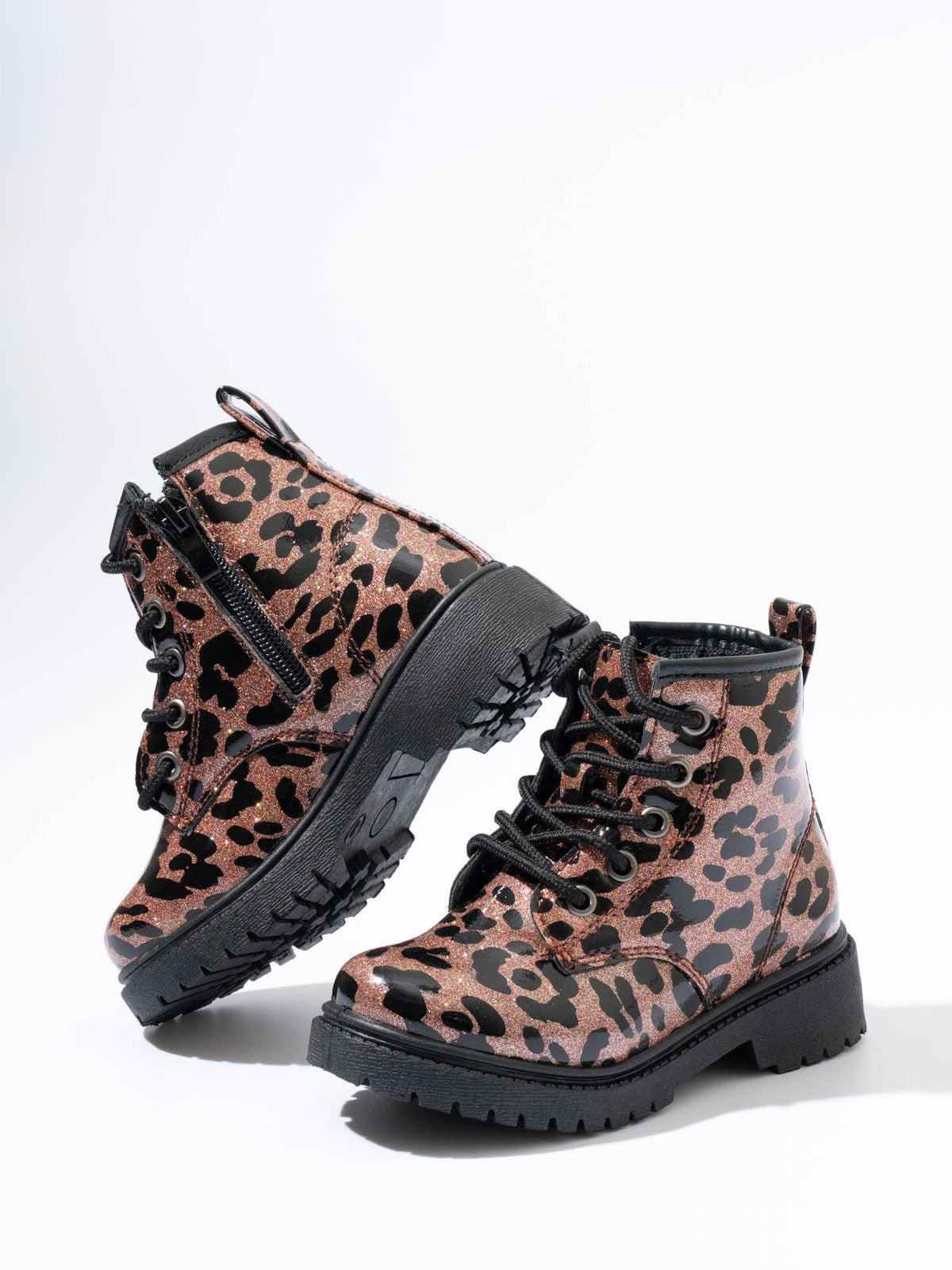SPARKLE COMBAT BOOTS