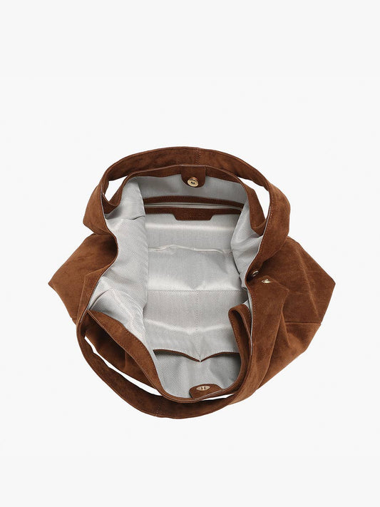 KATHERINE SLOUCHY HOBO BAG - NAVY