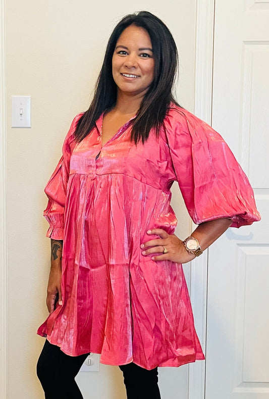 CHELSEA DRESS - ROSE CLAY