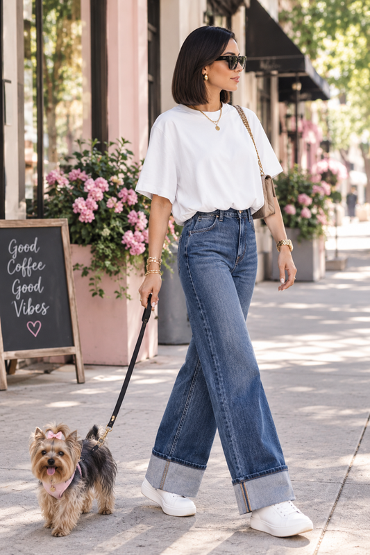 EVERYDAY CROP TEE - WHITE