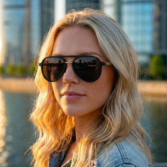EARHART SUNGLASSES - BLACK
