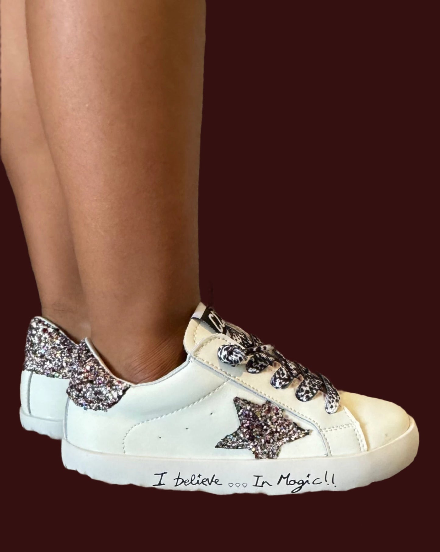 I BELIEVE IN MAGIC STAR SNEAKERS