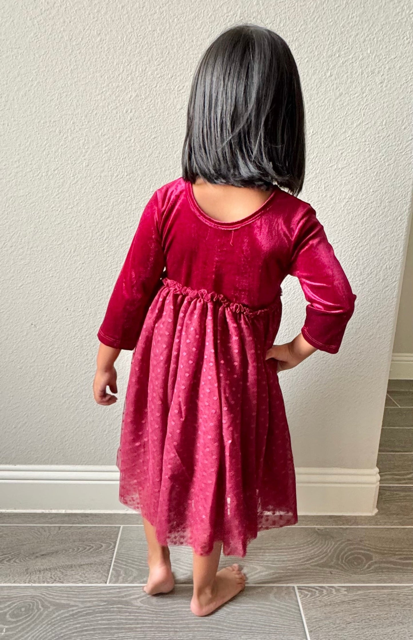 MILLIE'S VELVET TUTU DRESS