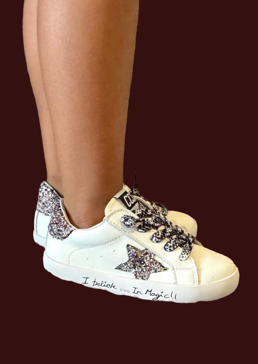 I BELIEVE IN MAGIC STAR SNEAKERS