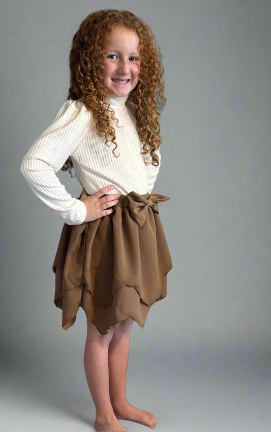 HOOTIN' ANNIE TOP AND SKIRT SET