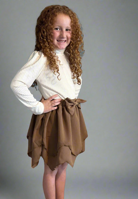 HOOTIN' ANNIE TOP AND SKIRT SET