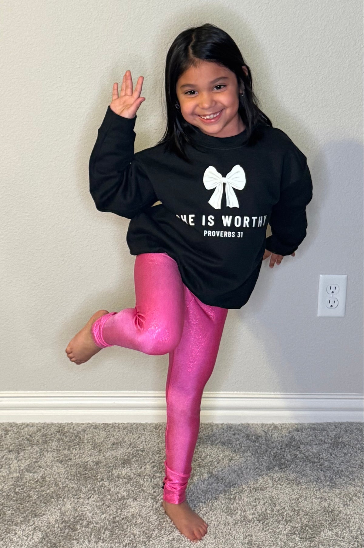 YOUTH SHE IS WORTHY SWEATSHIRT