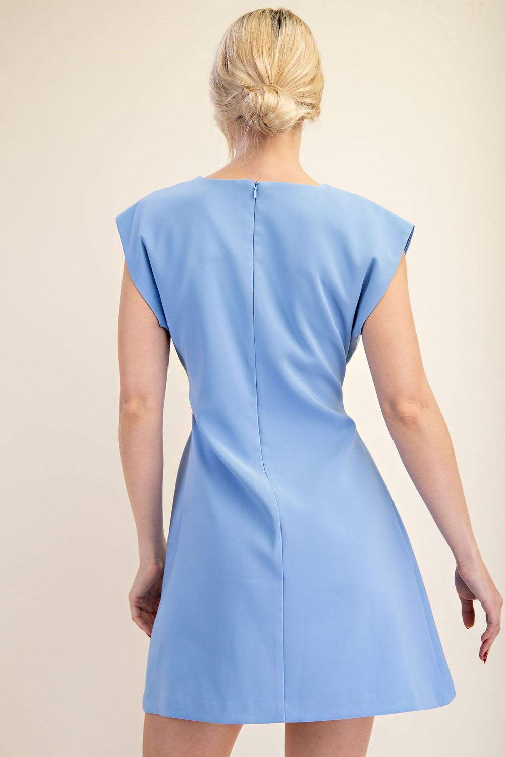 TRES CHIC DRESS - LIGHT BLUE