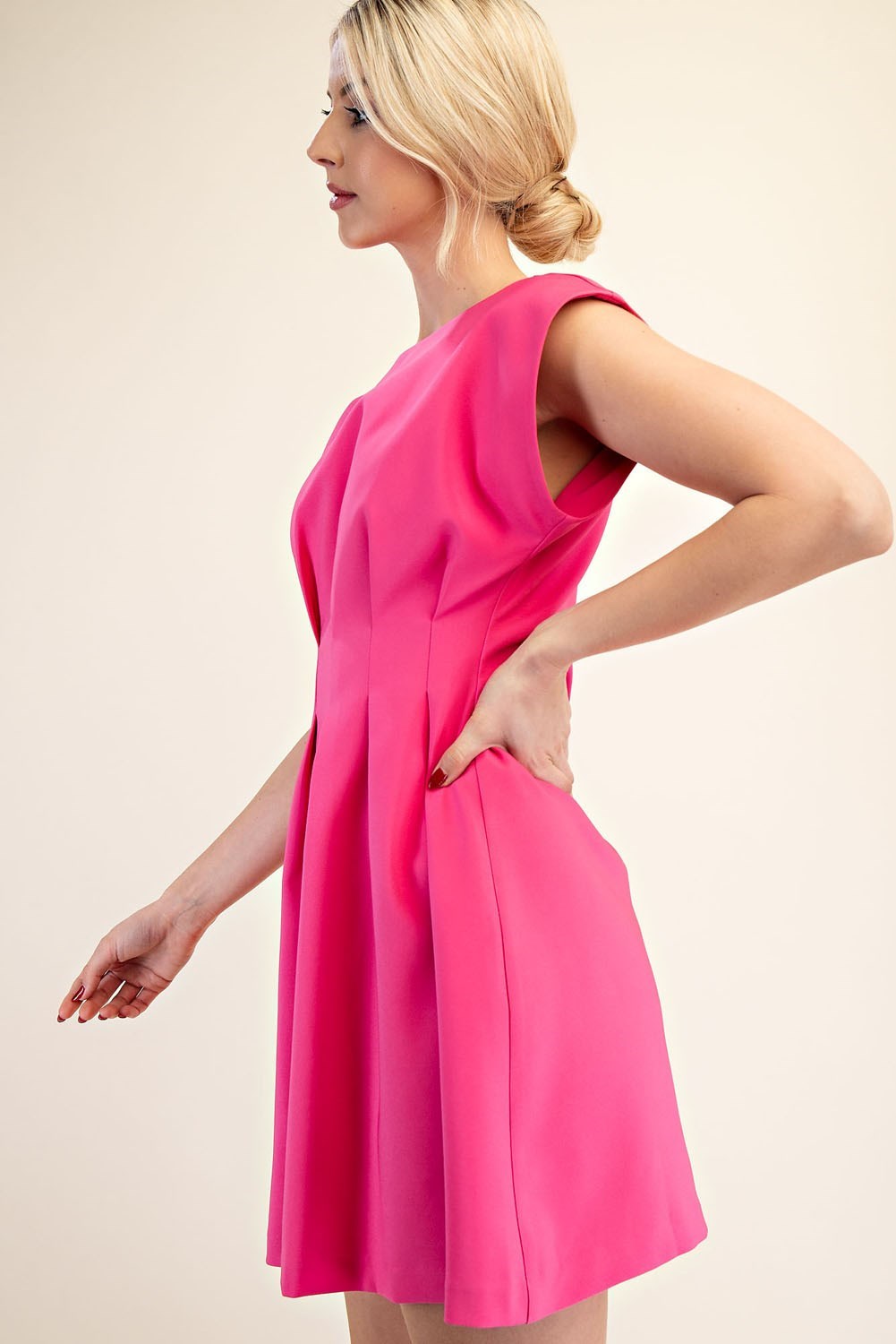 TRES CHIC DRESS - PINK