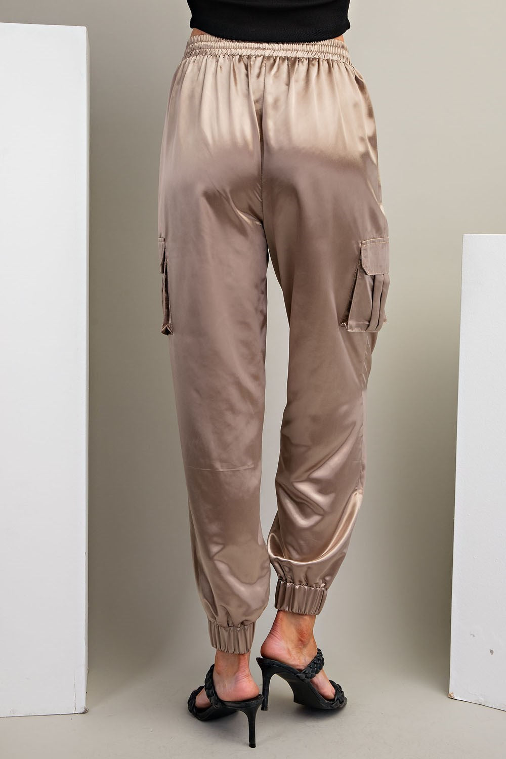 STYLISH JOGGER PANTS - TAUPE