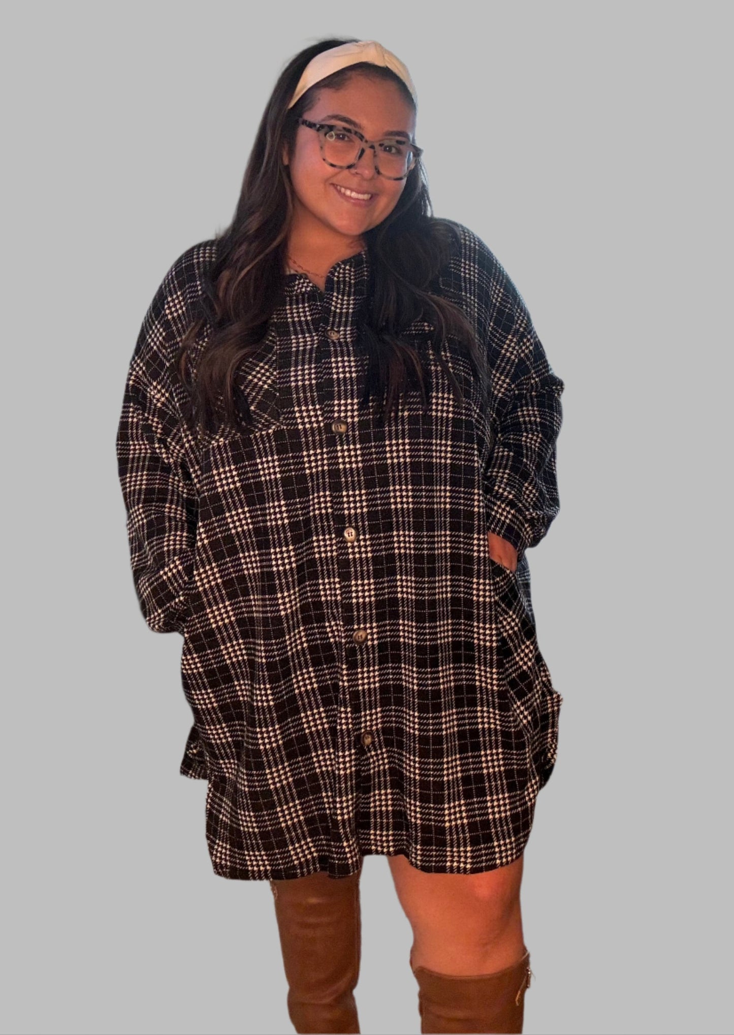 PLUS MY SISTER'S SHACKET DRESS