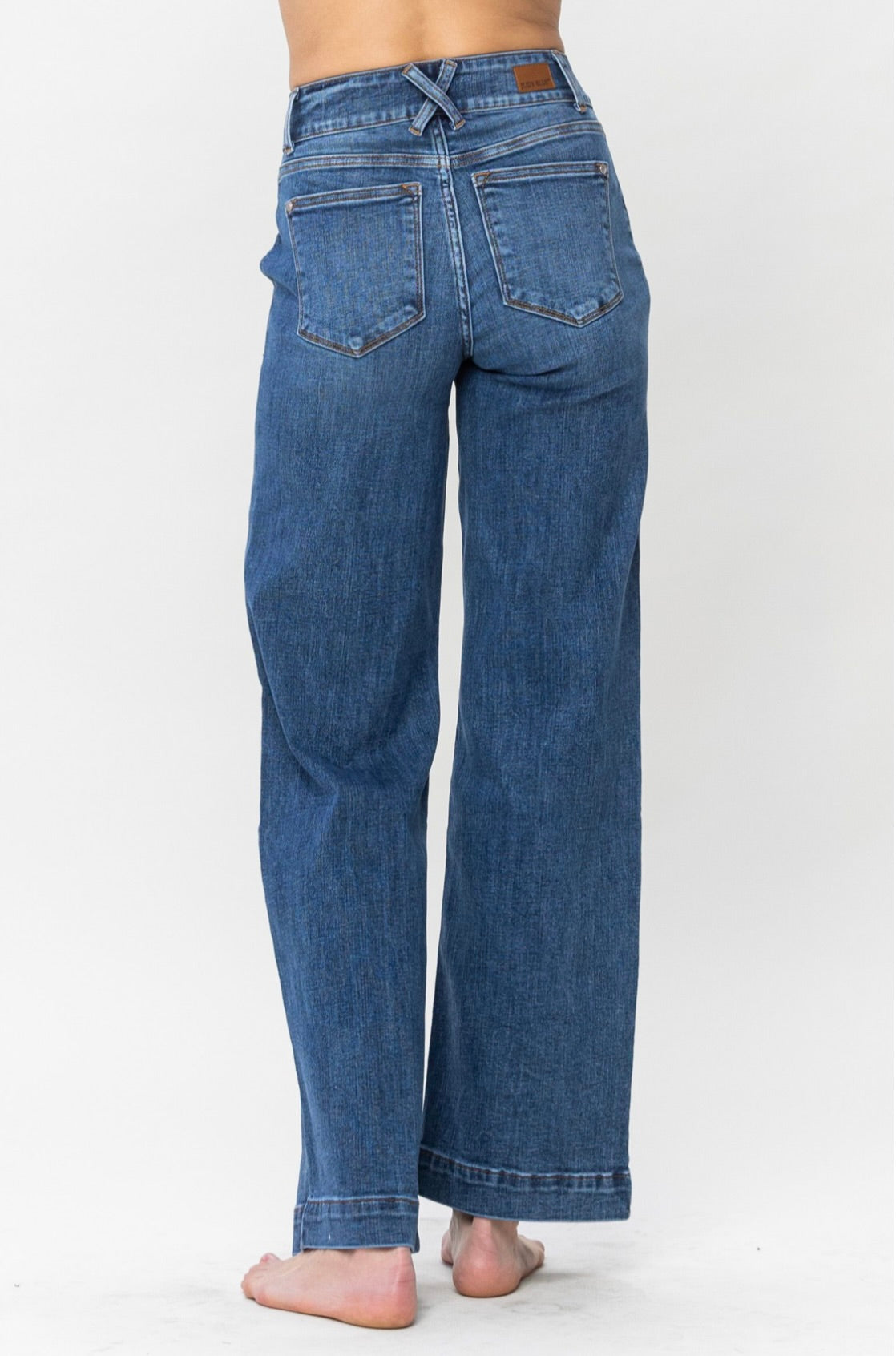 JUDY BLUE DOUBLE BUTTON WIDE LEG