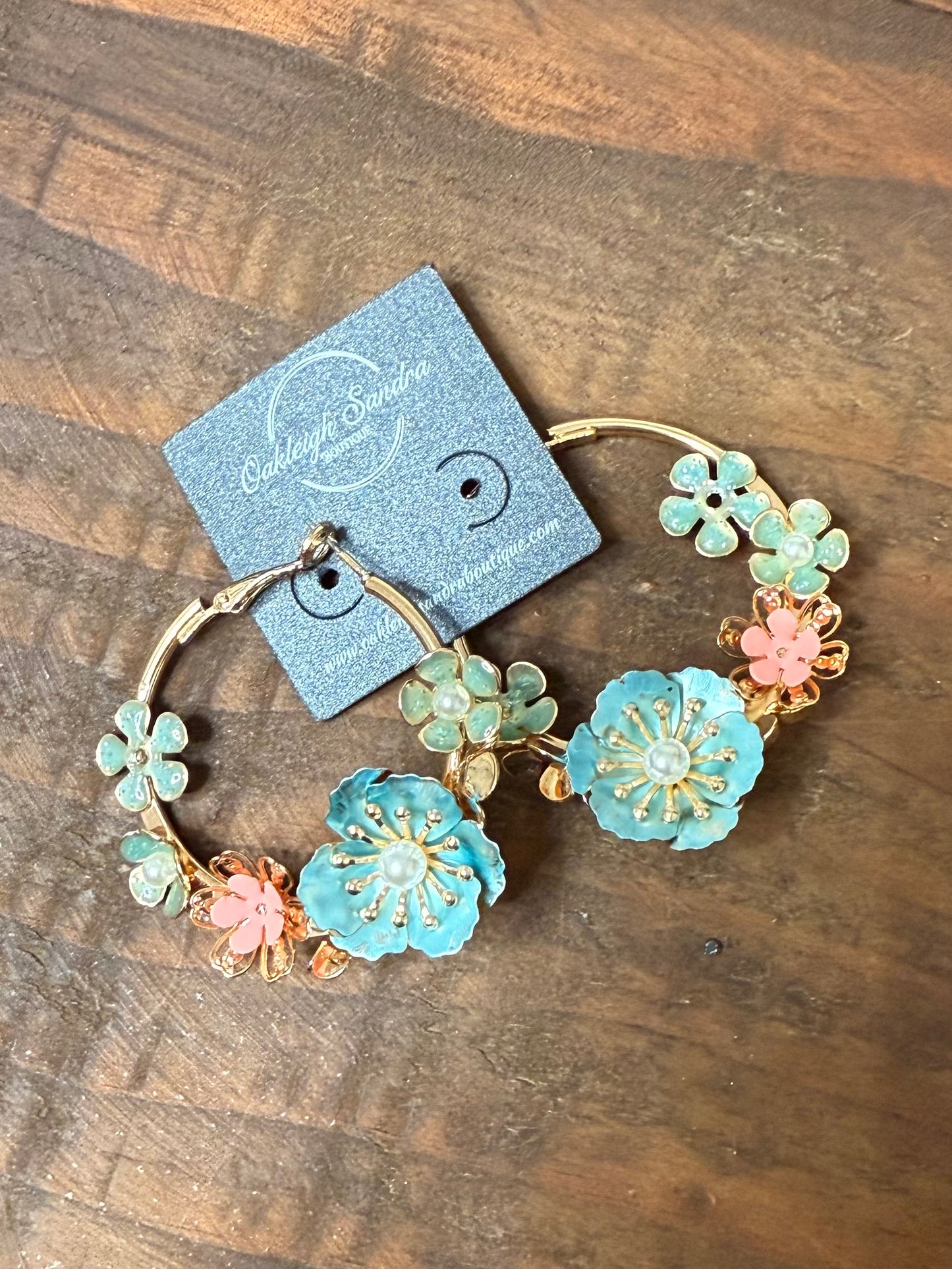 WILDFLOWER EARRINGS - TURQUOISE