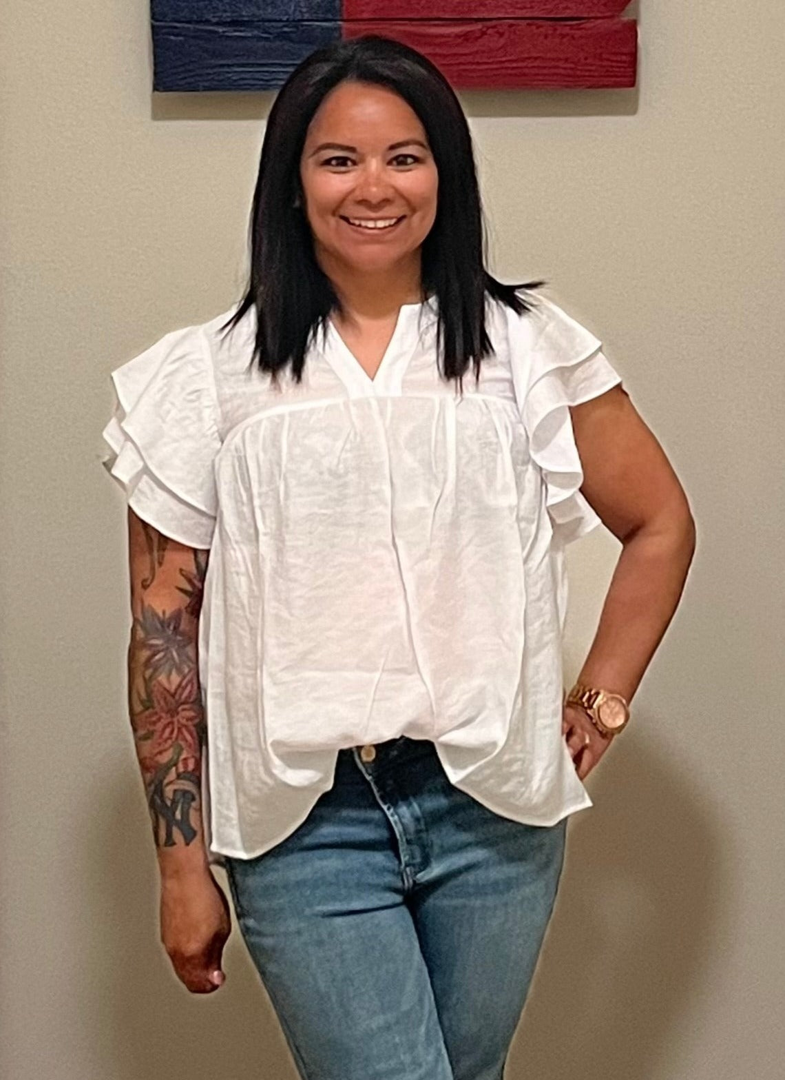 JOJO TOP - OFF WHITE