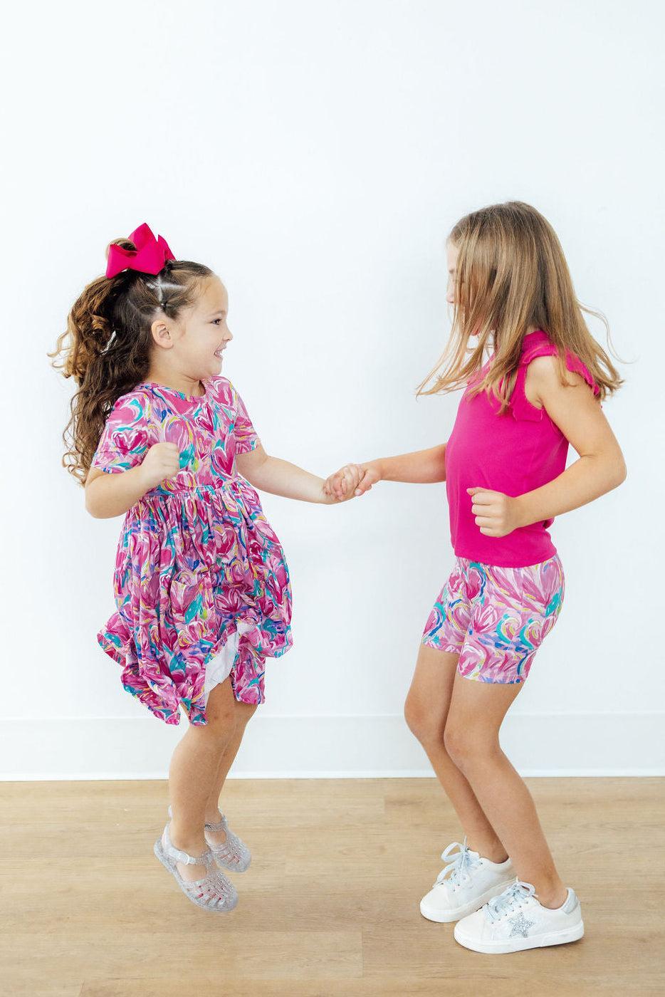 SWEETHEART SCRIBBLE TWIRL DRESS