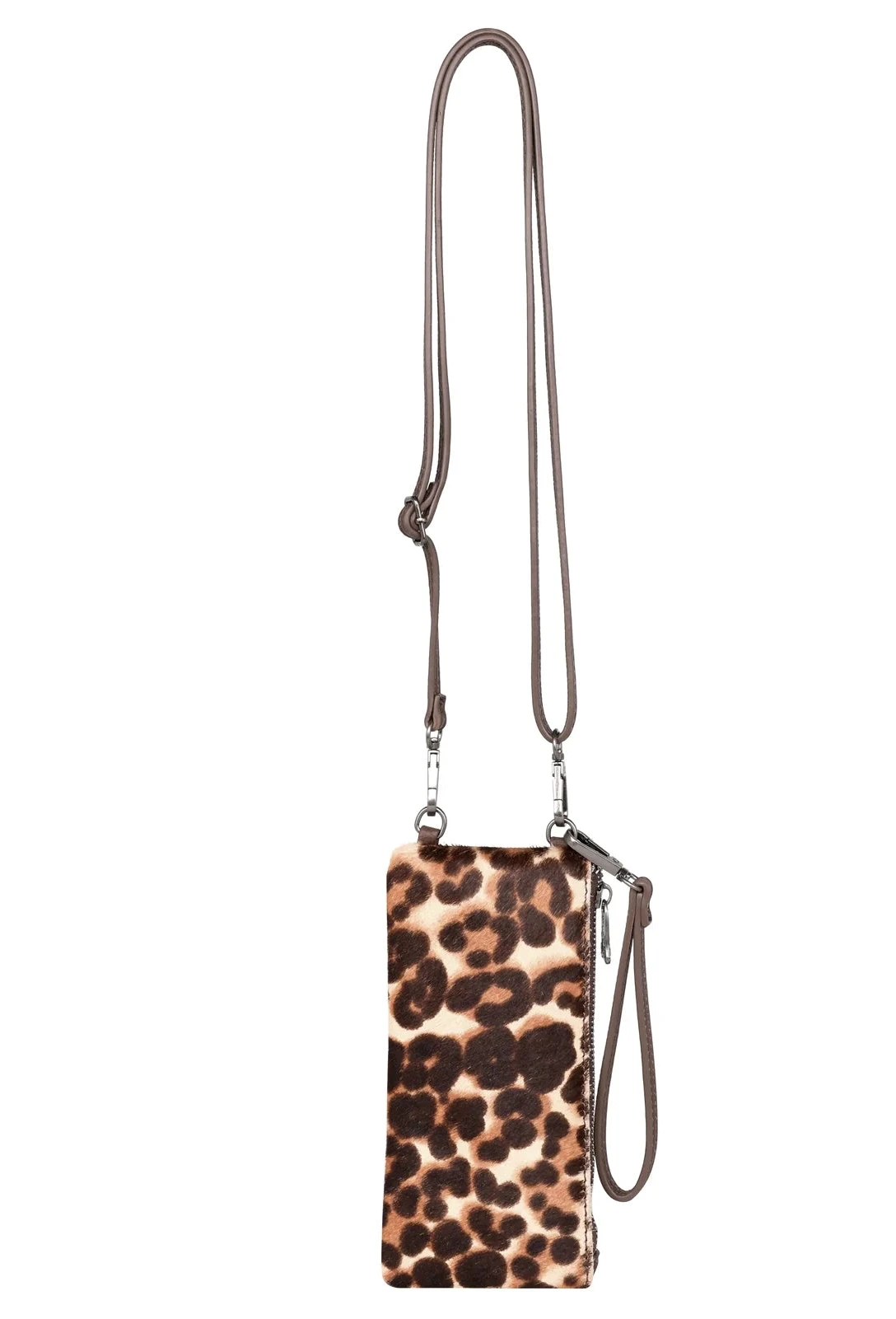 TRINITY WRISTLET CROSSBODY - LEOPARD