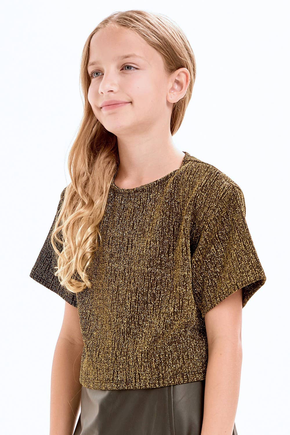 TRINA GLITTER LUREX TOP