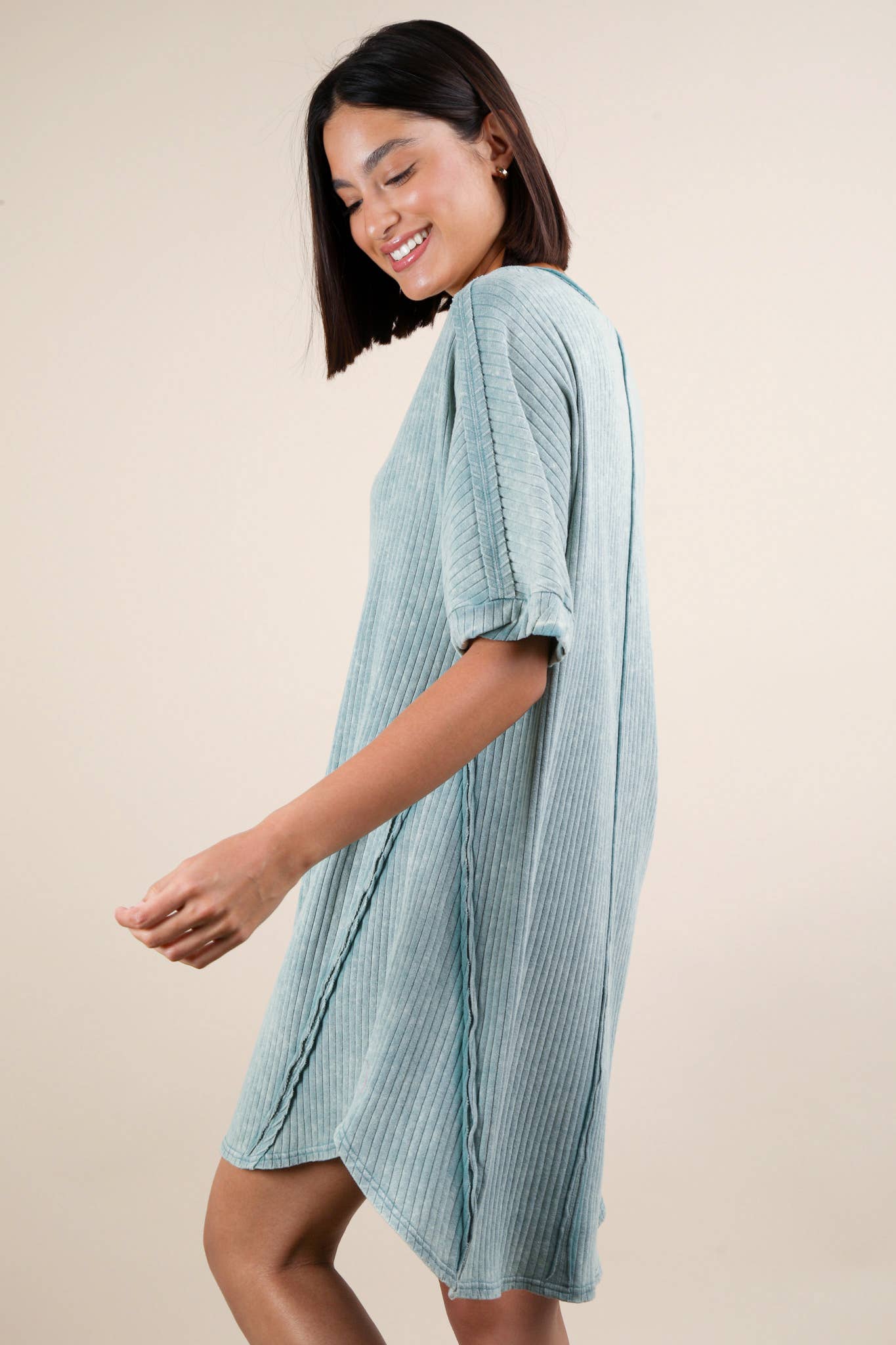 LENA DRESS - SAGE