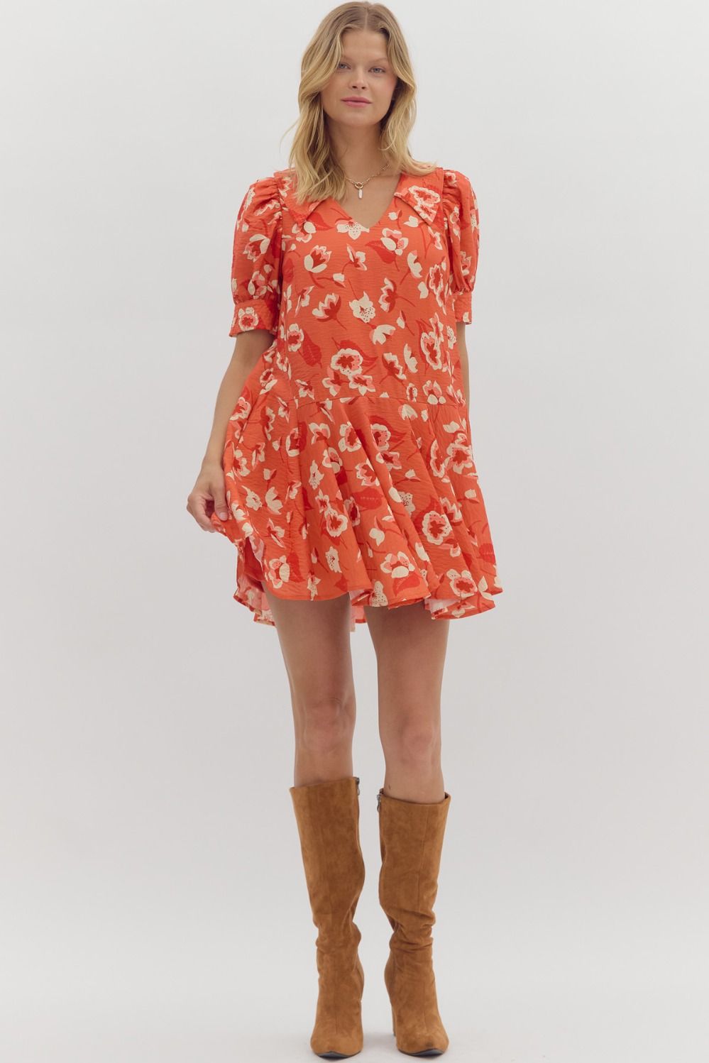 FLIRTY FLORAL DRESS