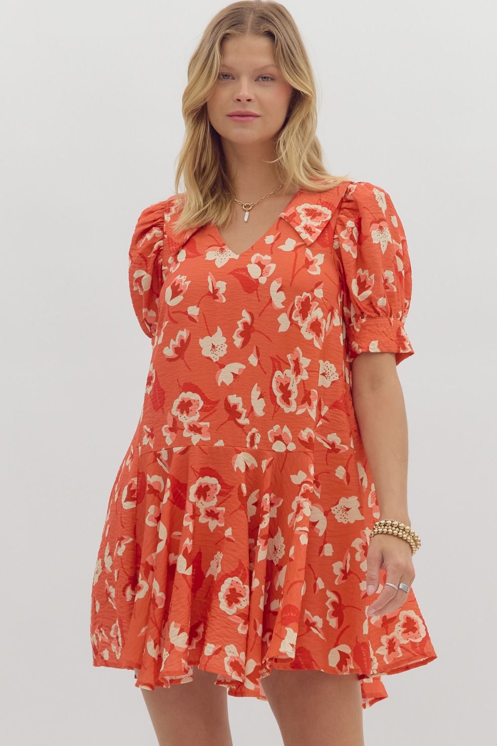FLIRTY FLORAL DRESS