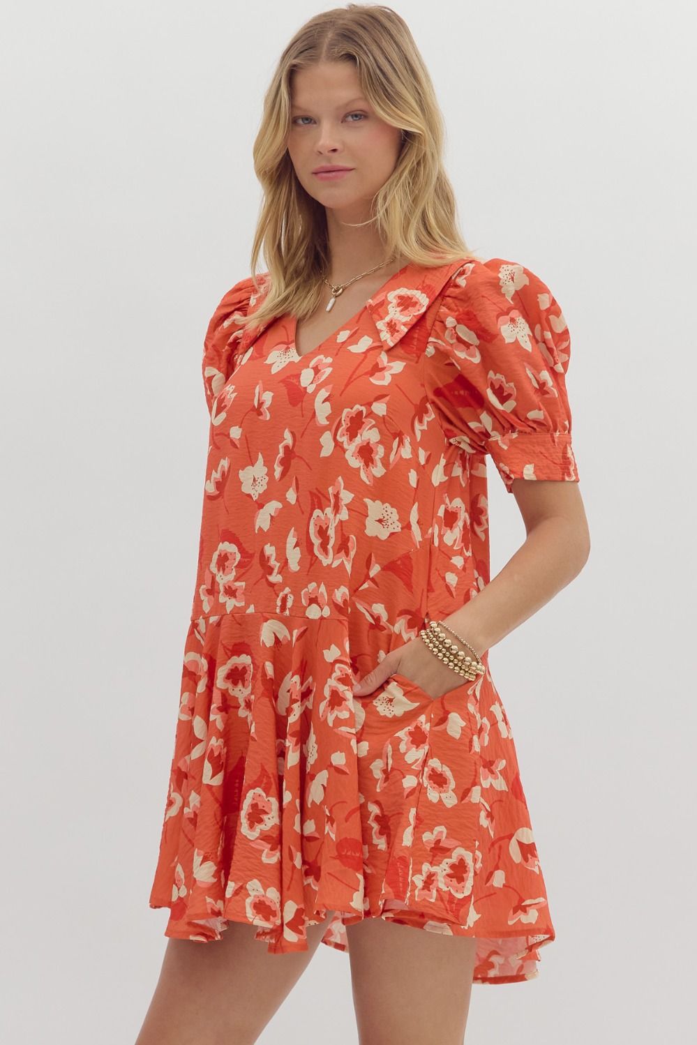 FLIRTY FLORAL DRESS