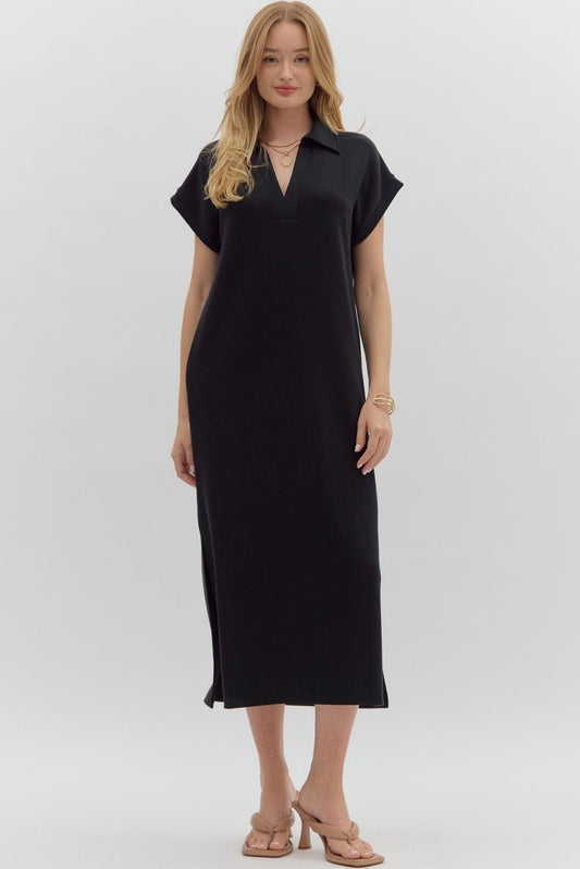 CAPTIVE AUDIENCE DRESS - BLACK