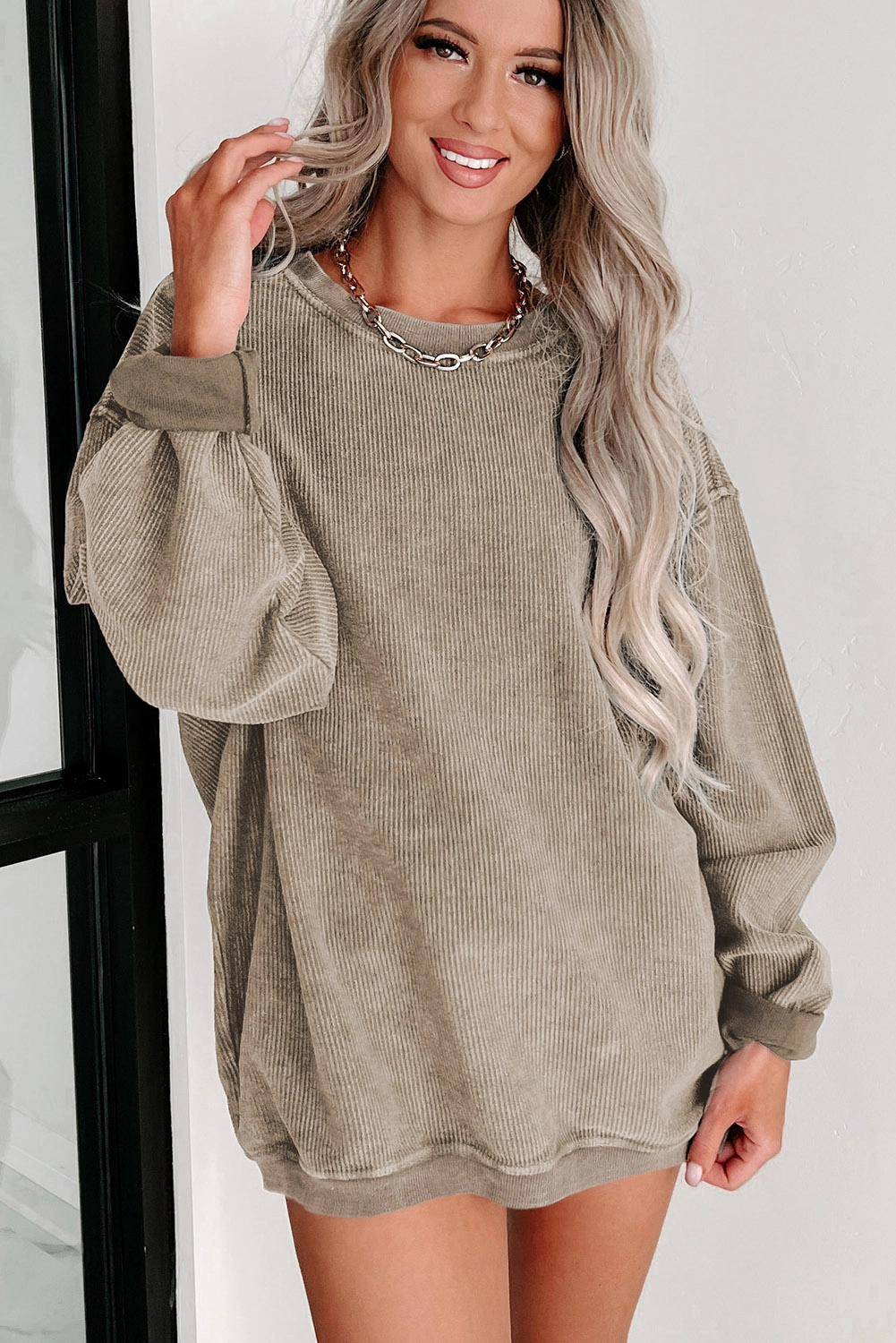 MY SATURDAY SWEATSHIRT - KHAKI