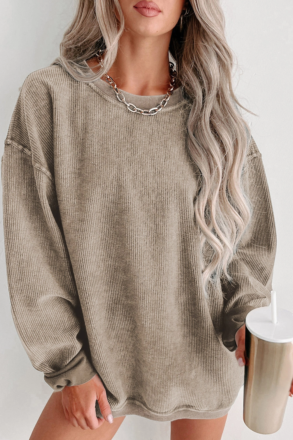 MY SATURDAY SWEATSHIRT - KHAKI