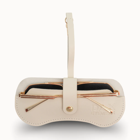 DAX EYEWEAR CLUTCH - BEIGE