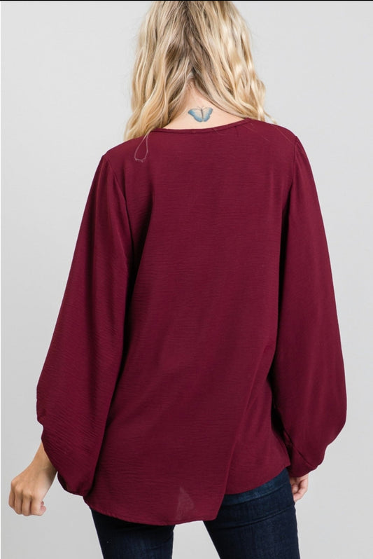 LOOKING GOOD TOP - WINE