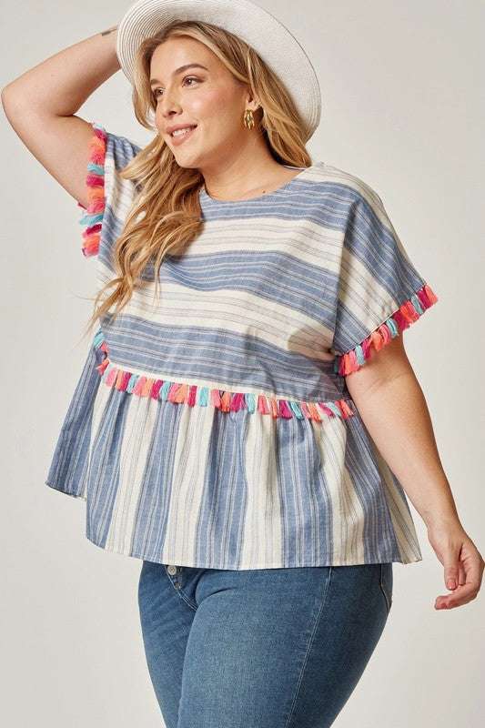 PLUS BABYDOLL TOP