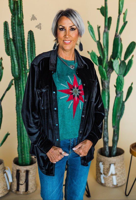 NATIVITY STAR HOLIDAY TEE