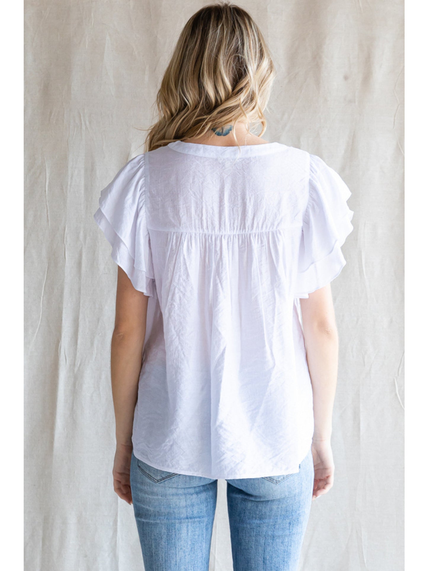 JOJO TOP - OFF WHITE