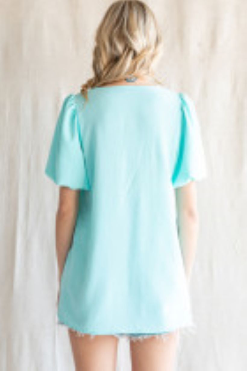 CARRY ME AWAY TOP - MINT